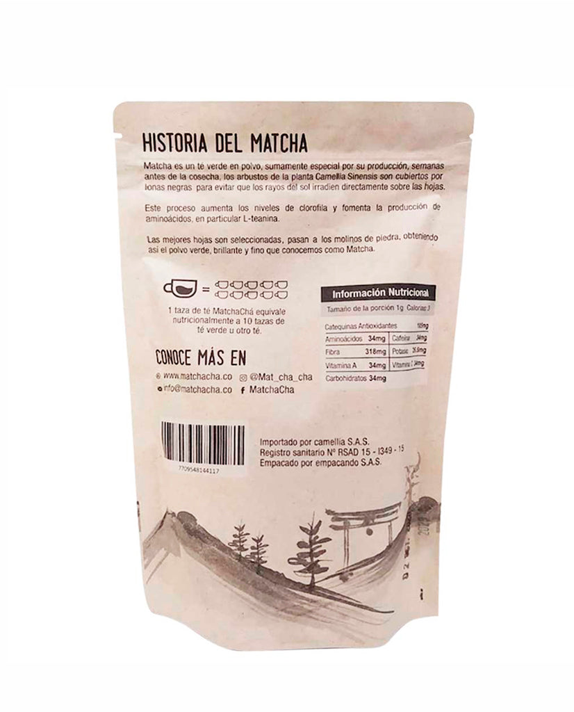 Té matcha premiun Matchacha 125 gr