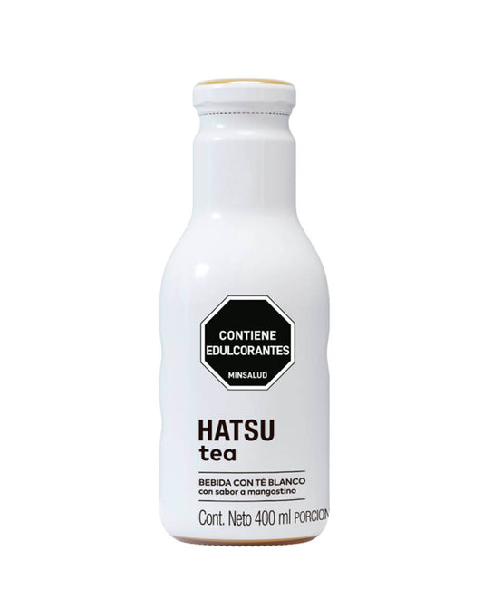 Té blanco con sabor a mangostino botella Hatsu 400 ml