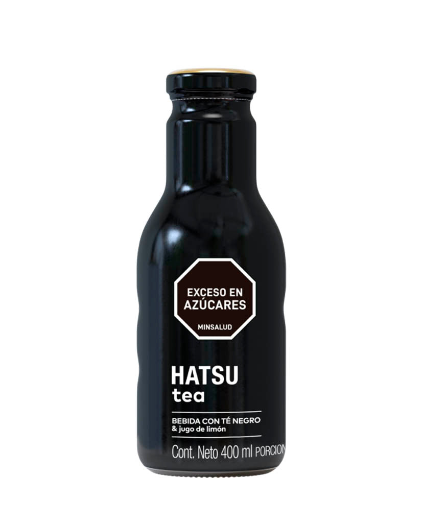 Té negro y jugo de limón botella Hatsu 400 ml