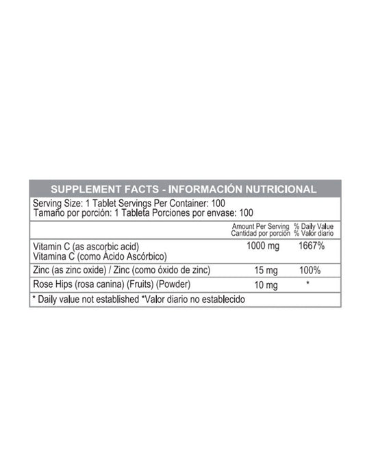 Vitamin C 1000mg Healthy america 100 caps