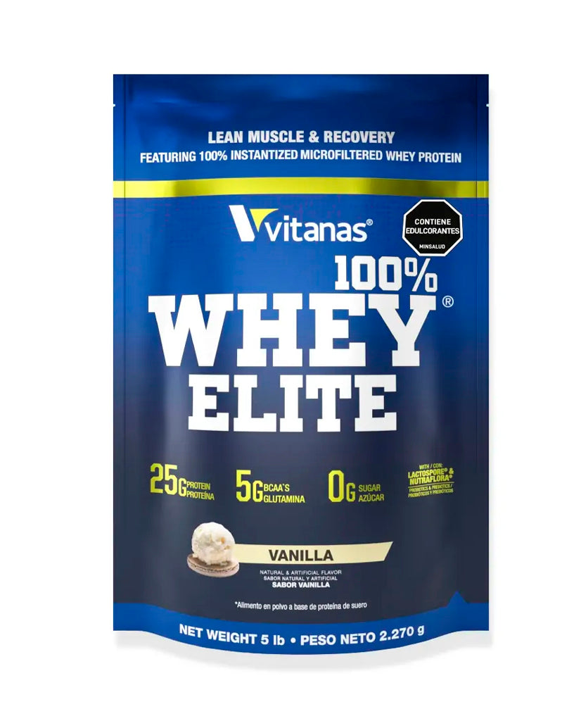 Whey elite vainilla Vitanas