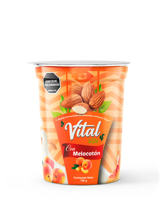 Yogurt de melocotón vital Activa lo natural 150 ml