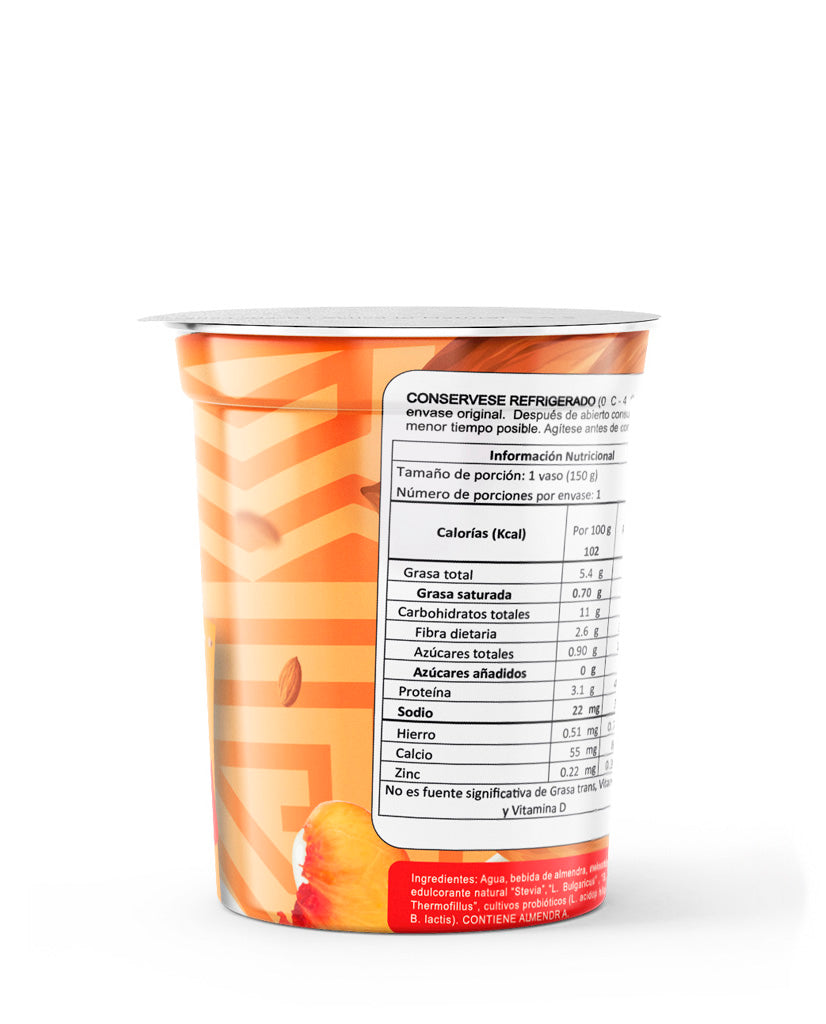 Yogurt de melocotón vital Activa lo natural 150 ml