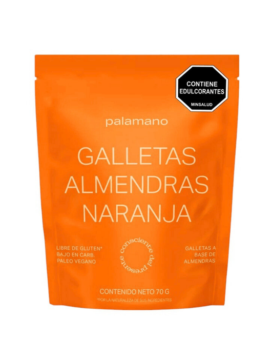 Galletas almendra naranja "Palamano" 70 gr