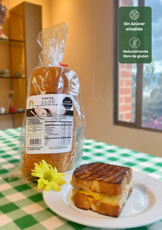 Pan de sagú tajado "De alimentos para la Vida" 400 gr Sin Gluten
