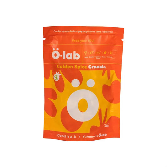 mezcla crujiente con especias doradas y nutritivas, ideal como snack o acompañamiento.