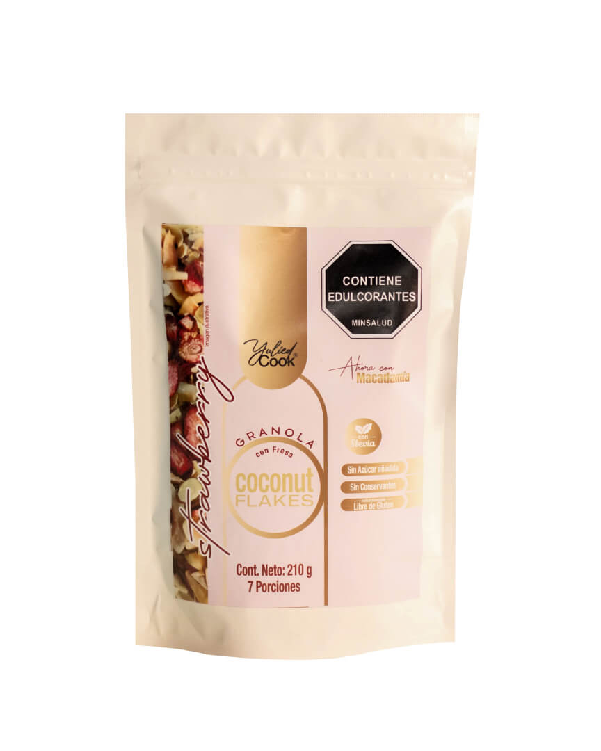 Granola Keto friendly fresa Yulied cook 210 gr