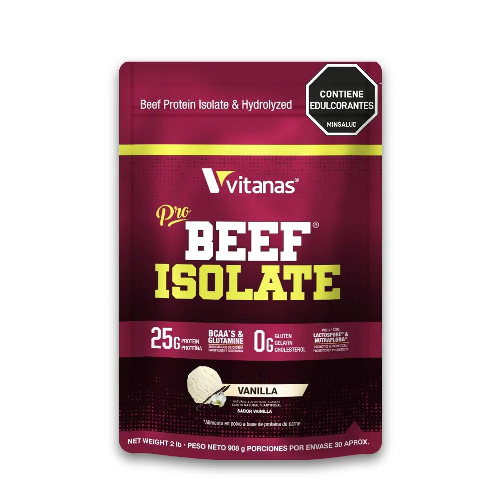 Proteína isolate Beef vainilla Vitanas