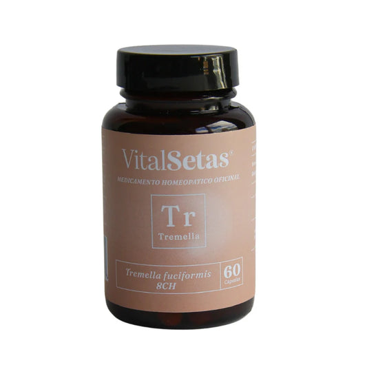 remella Vital 60 cápsulas, suplemento de hongo funcional que apoya la hidratación celular, la piel y el sistema inmunológico.