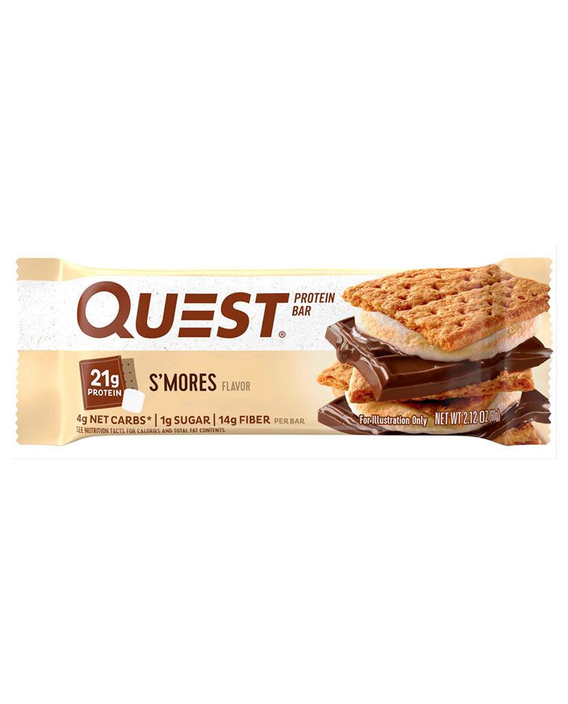 Barras de proteina smores flavor Quest 60 gr