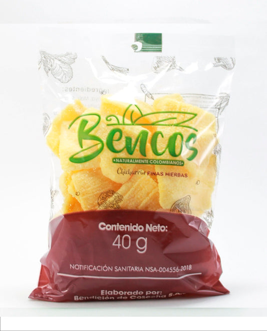Chicharrin finas hierbas "Bencos" 40 gr