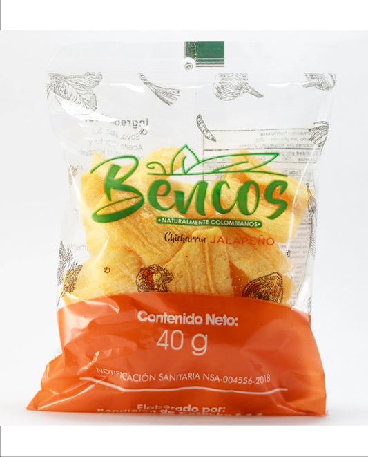 Chicharrin jalapeño "Bencos" 40 gr