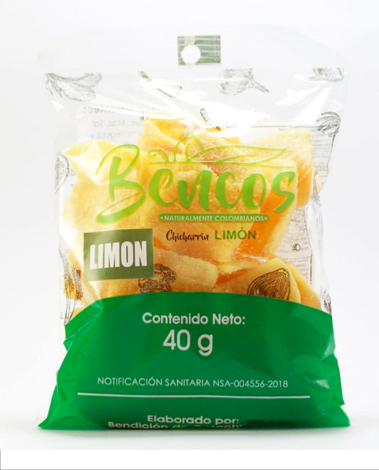 Chicharrin limón "Bencos" 40 gr