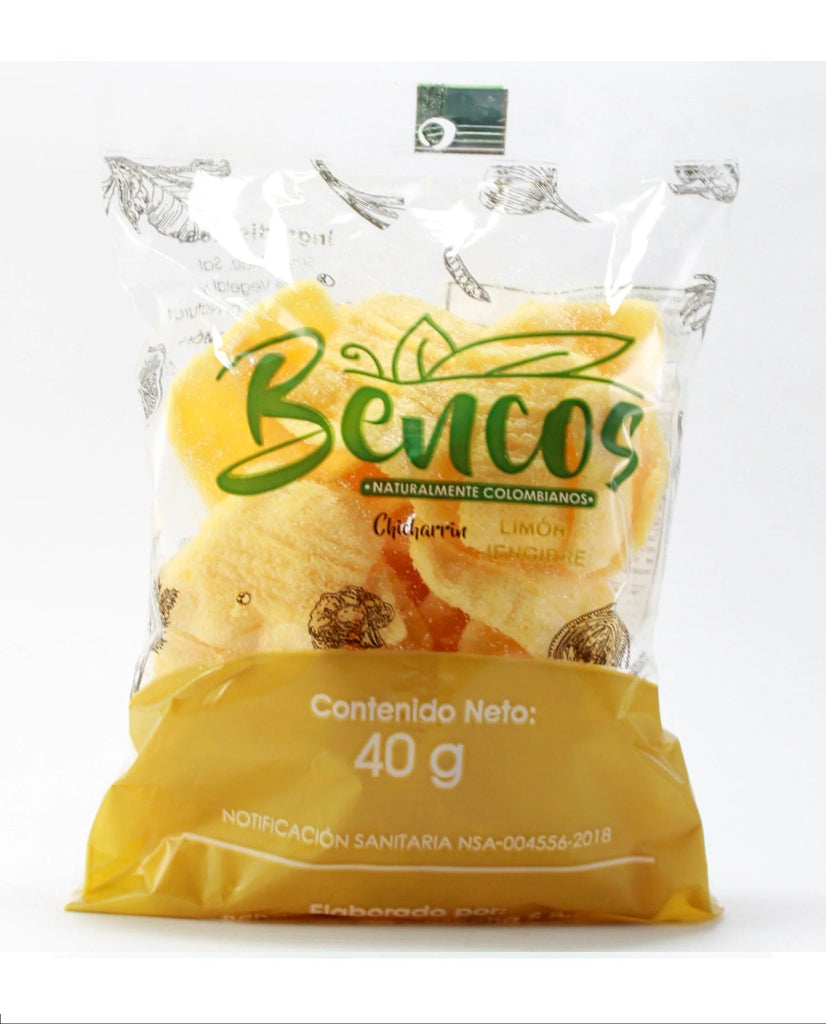 Chicharrin limon jengibre "Bencos" 40 gr