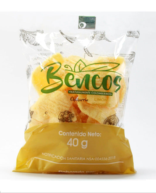 Chicharrin limon jengibre "Bencos" 40 gr
