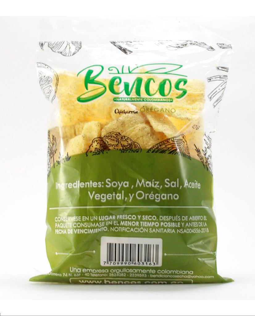 Chicharrin oregano Bencos 40 gr