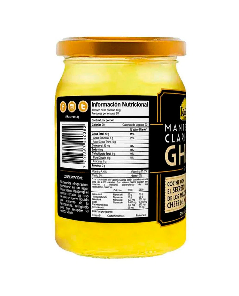 Mantequilla clarificada ghee Karavansay 200 gr