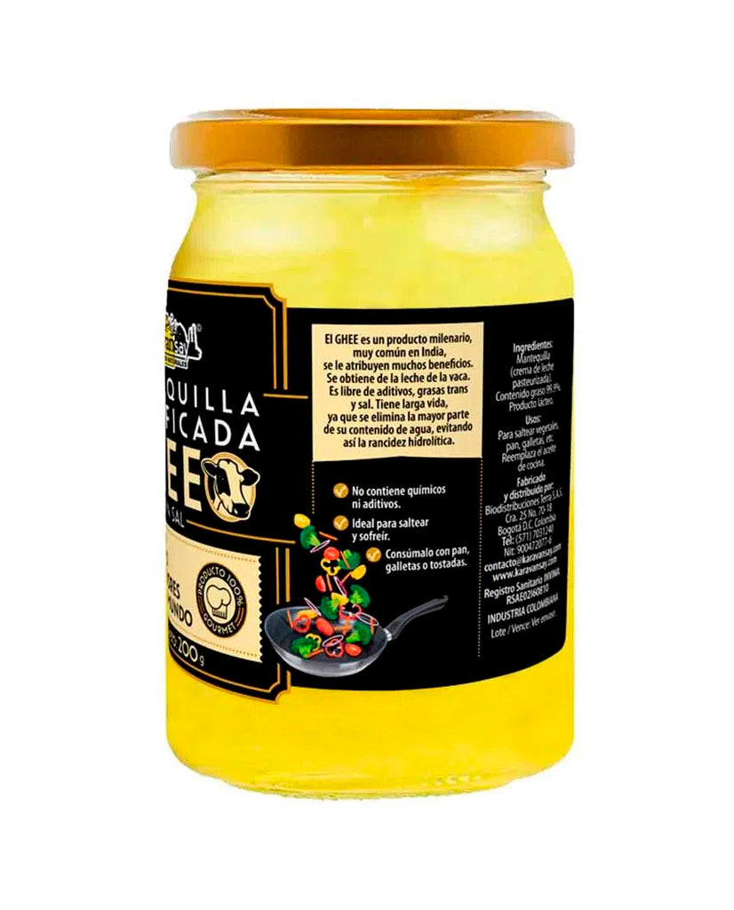 Mantequilla clarificada ghee Karavansay 200 gr
