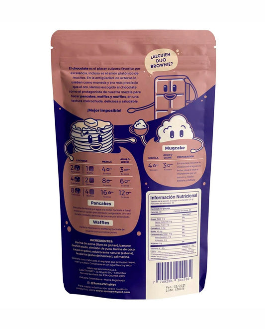 Mezcla brownie Why not 300 gr Sin Gluten