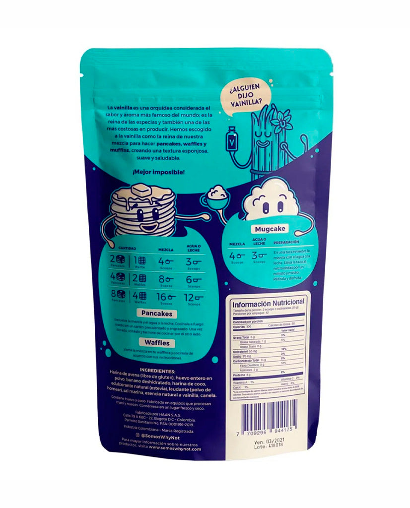 Mezcla vainilla Why not 300 gr Sin Gluten