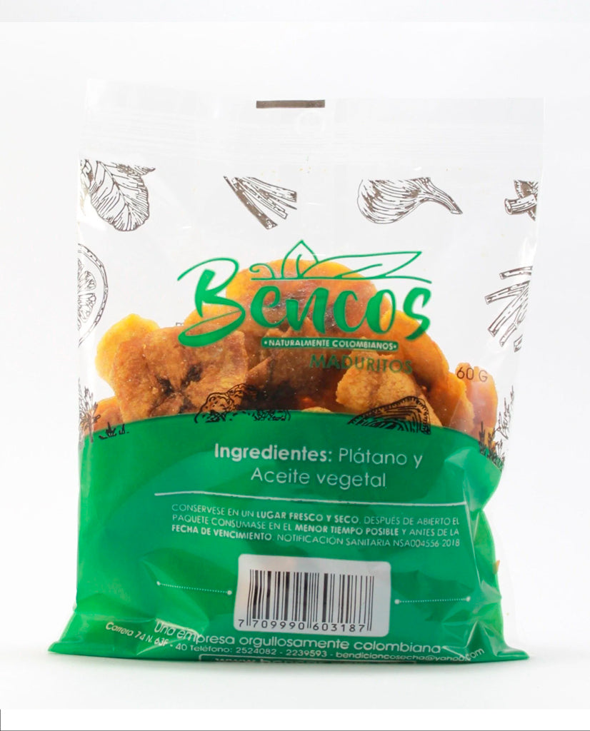 Platanos maduritos Bencos 60 gr