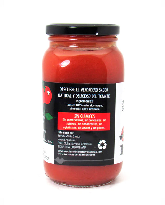 Salsa concentrada con tomate Villa Santos 480 gr