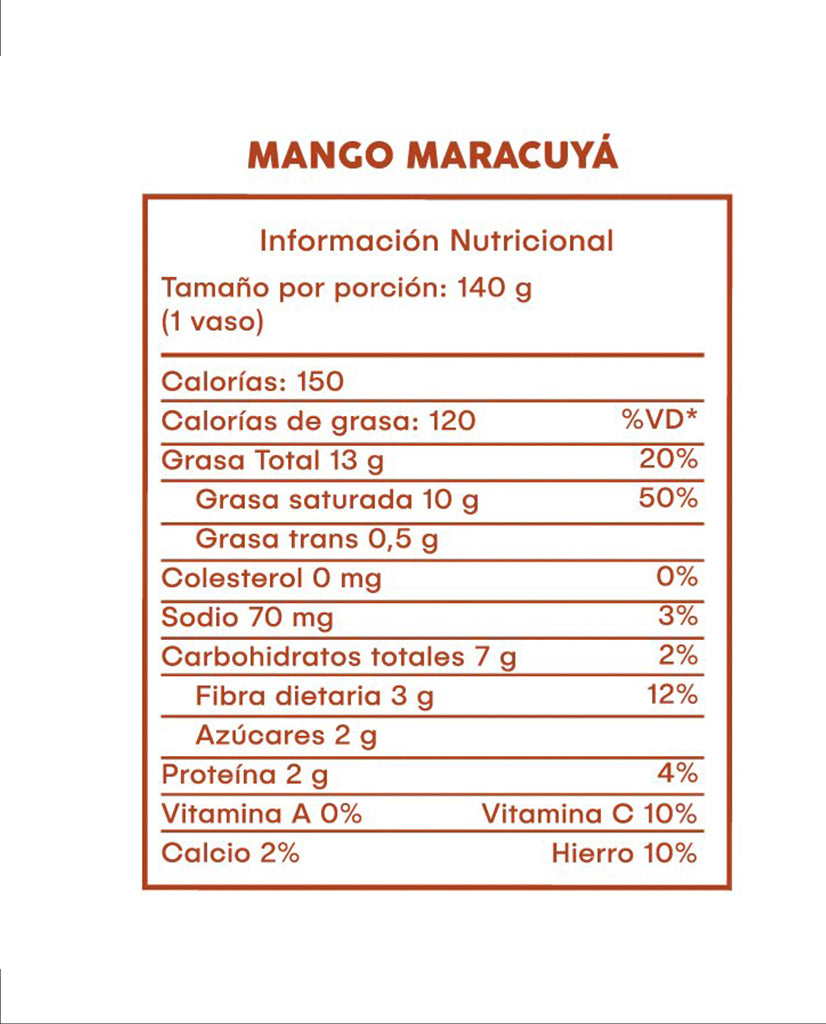 Yogur mango maracuyá Bodai 140 gr