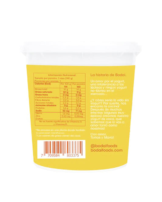 Yogur piña colada Bodai 140 gr