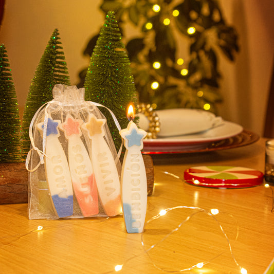 Vela deseos navidad