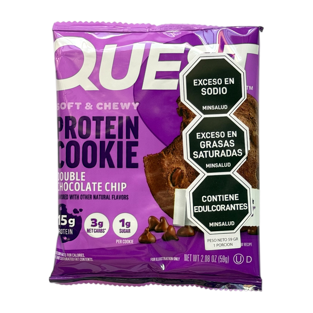 Galleta doble chocolate, suave por dentro y con chips irresistibles.