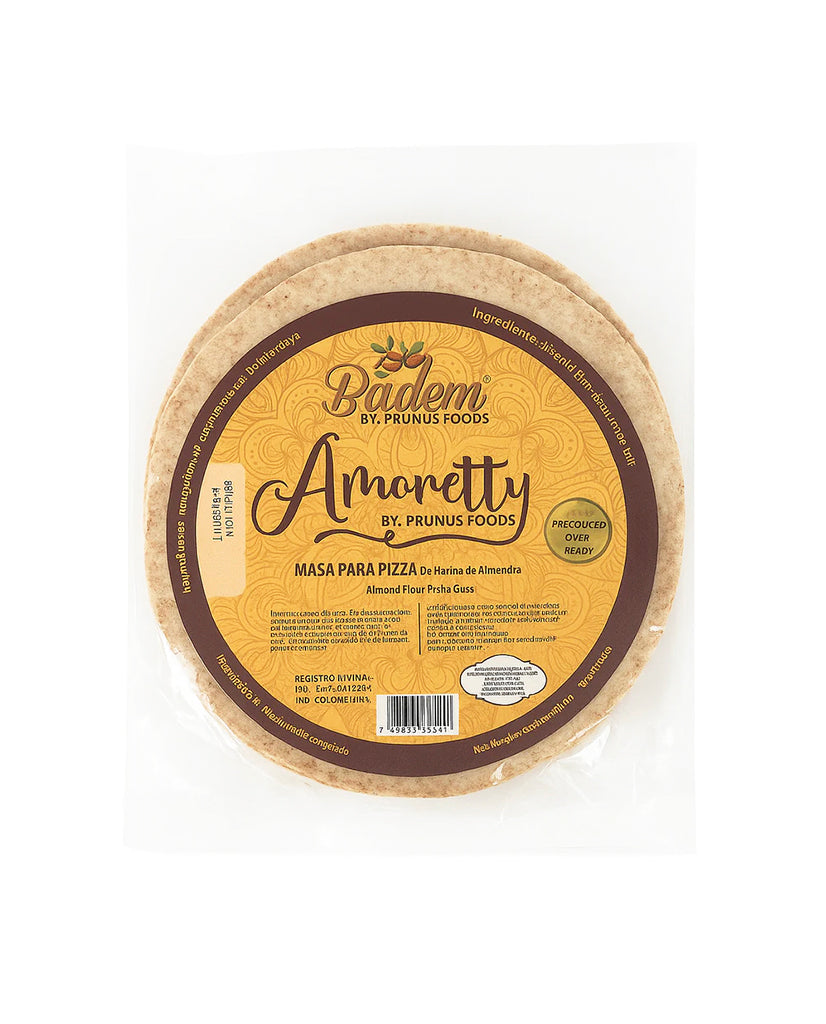 Amoretty masa para pizza "Badem" 6 unds