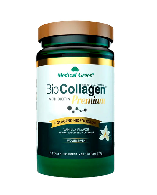 Bio collagen Premium vainilla Medical Green 270 gr