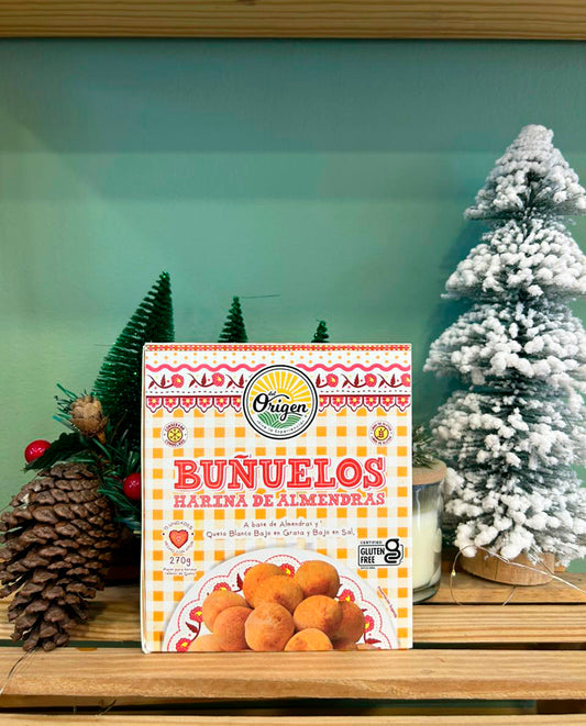 Buñuelos de harina de almendra "Del origen" 15 unds Sin Gluten
