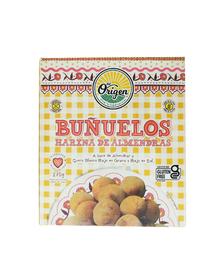 Buñuelos de harina de almendra Del origen 15 unds Sin Gluten
