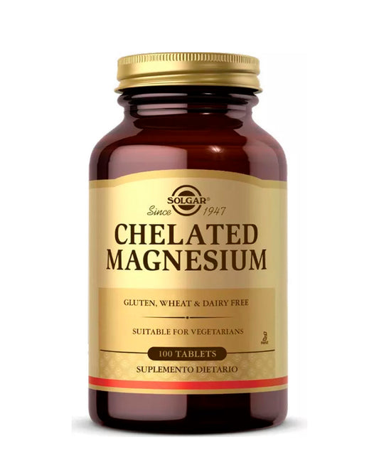 Chelated magnesium Solgar 100 tabletas