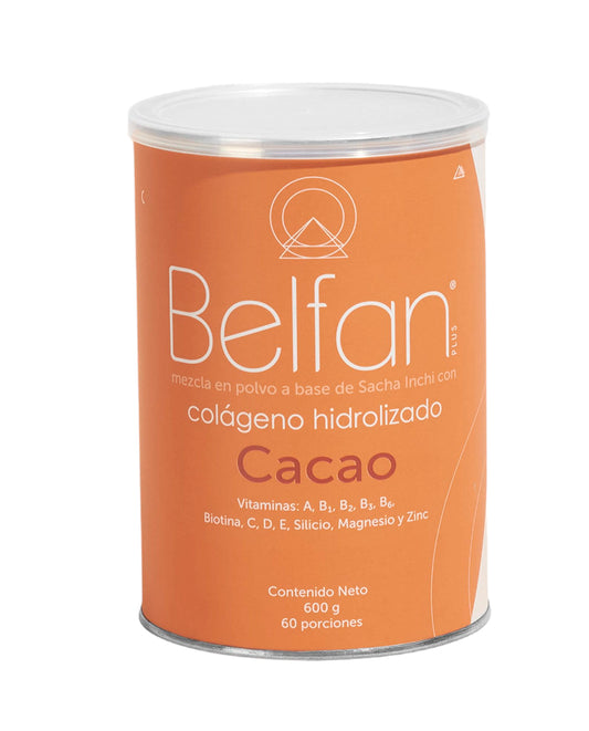 Colageno hidrolizado cacao y silicio Belfan 600 gr