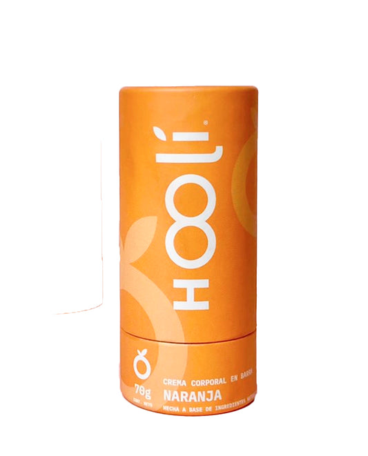 Crema hidratante en barra naranja Hooli 70 gr