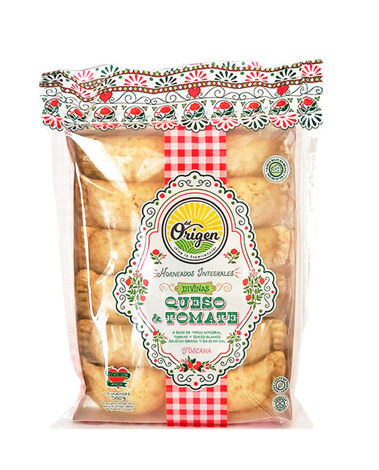 Empanadas divinas queso y tomate "Del origen" 12 unds