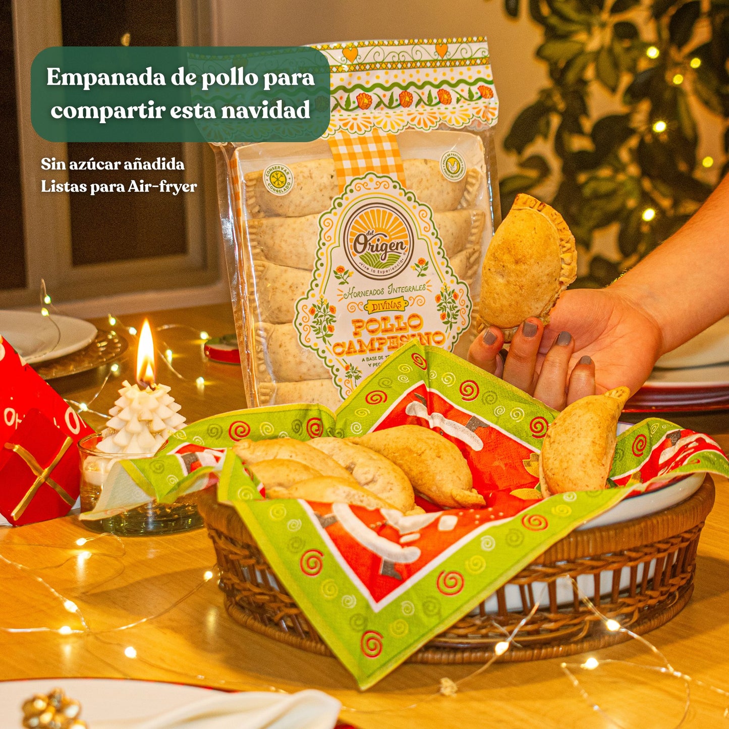 Empanadas pollo campesino "Del origen" 12 unds