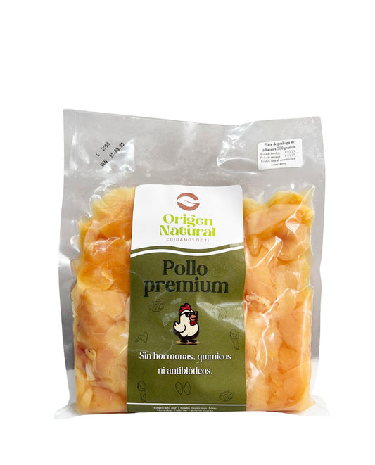 Filete de pechuga en julianas Origen natural 500 gr