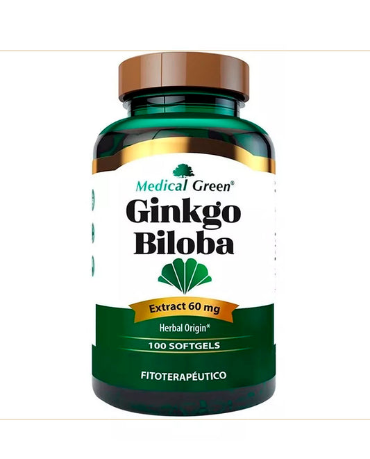 Ginkgo biloba Medical green 100 caps