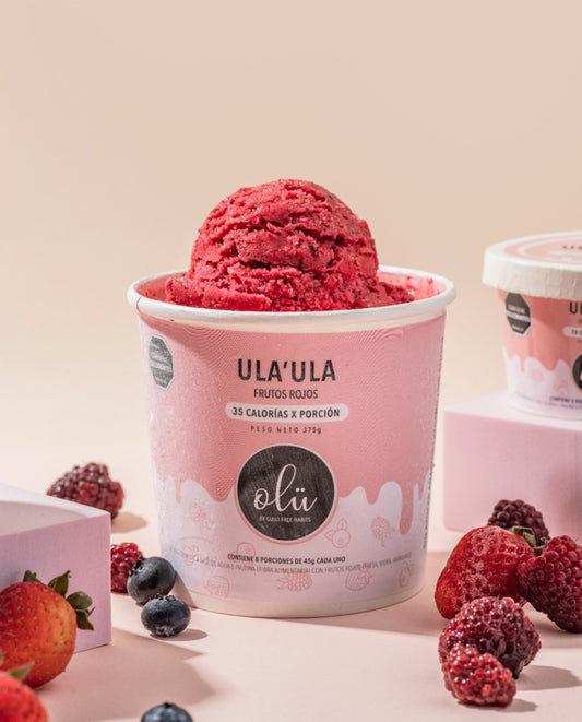 Helado de frutos rojos "Olu"