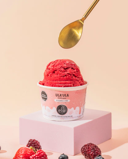 Helado de frutos rojos "Olu"