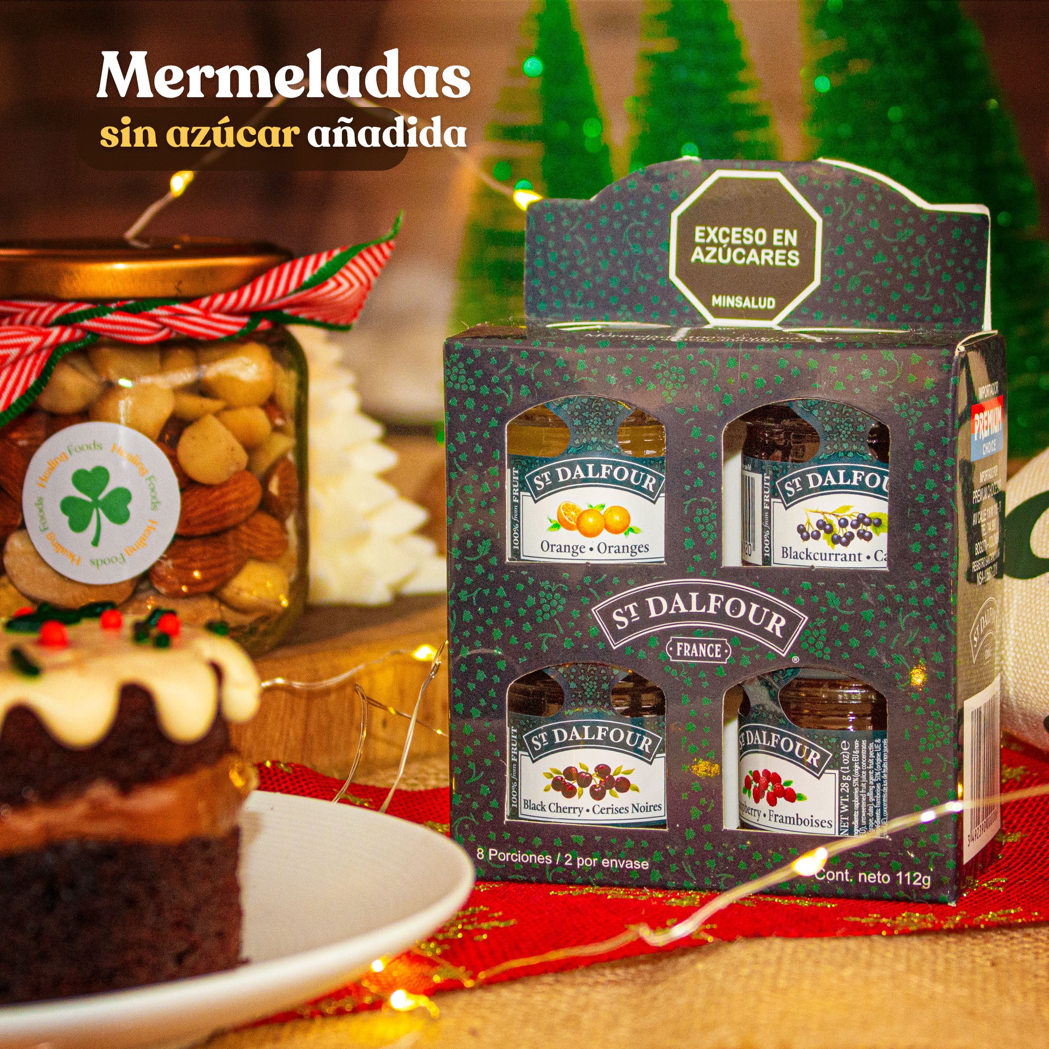 Set de Cuatro Mermeladas Mini St Dalfour