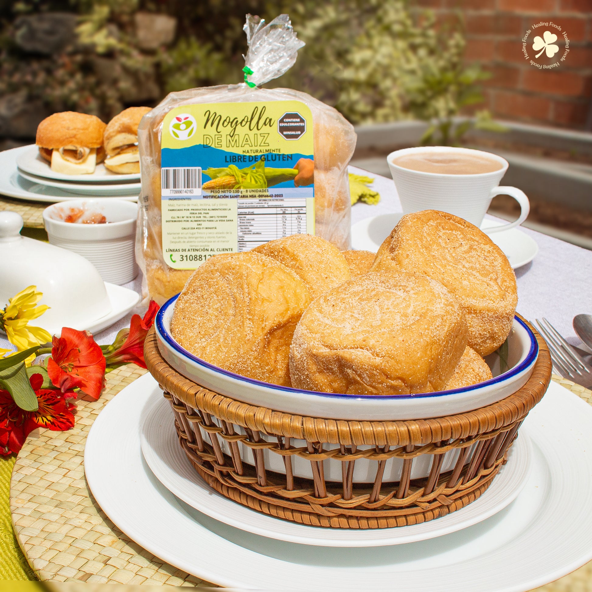 Mogollas de arroz Vida sana 8 unds Sin Gluten