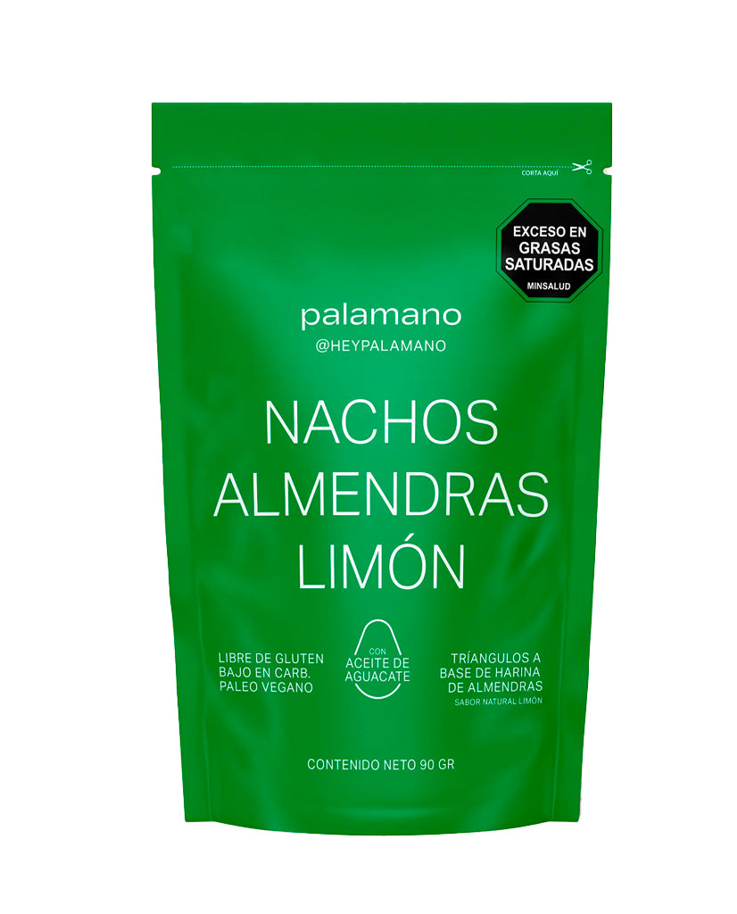 Nachos almendra limón Palamano 90 gr