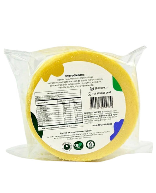 Obleas de amaranto golden milk Sinutrenti 60 gr