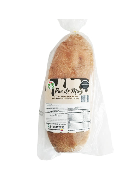 Pan de maiz con crema de cacao Vida sana 350 gr Sin Gluten