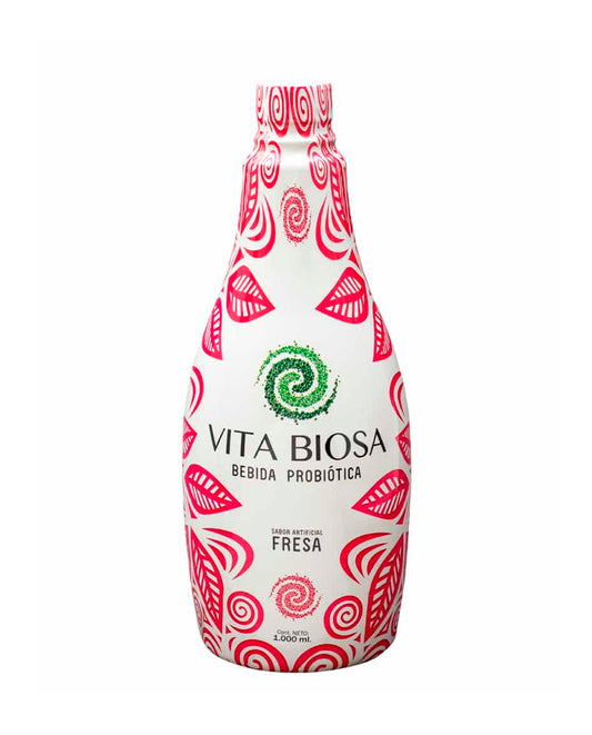 Probiótico fresa botella Vita Biosa 1 LT