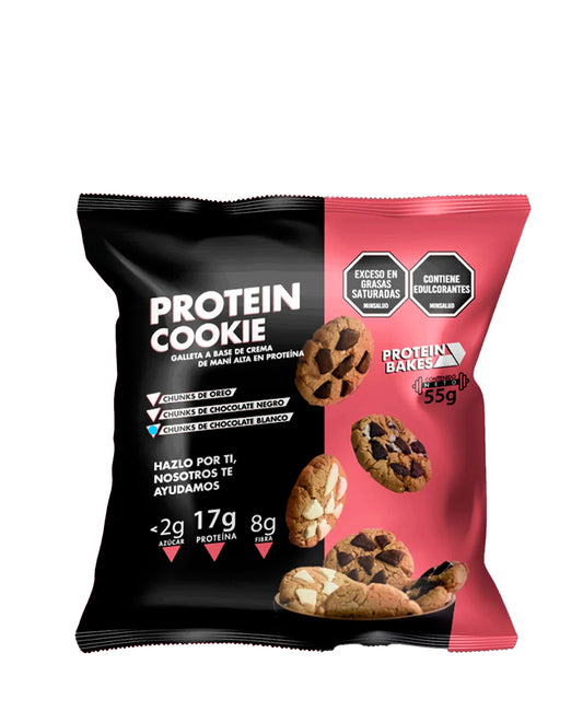 Protein cookie chocolate blanco Protein bakes 55 gr